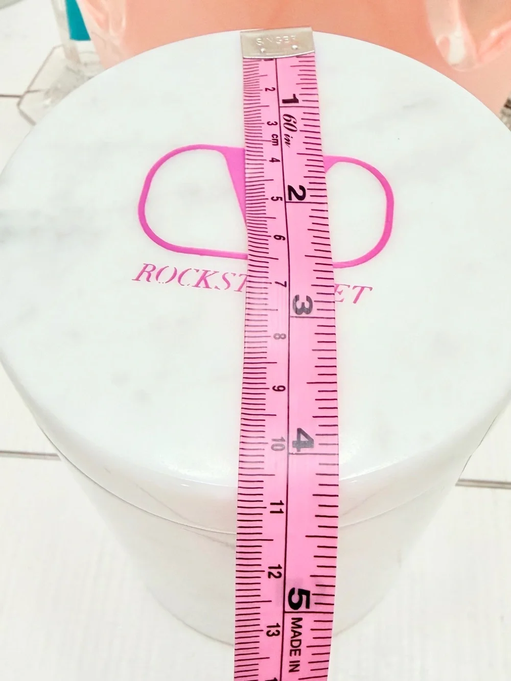 Valentino Rockstud Pet Marble Treat Canister